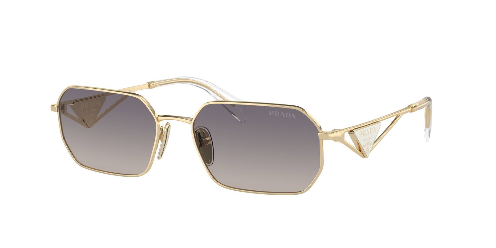 Prada Sonnenbrille für Damen in Hellgold 0PR A51S ZVN30C 58 